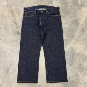 Polo Ralph Lauren Dark Wash Selvedge Redline Heavy Denim Jeans 33x25